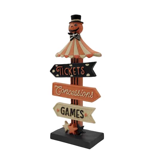 12.25" Carnival Road Sign Tabletop Décor by Ashland®